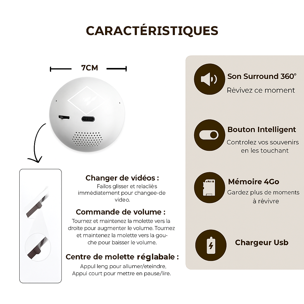 Video Sphere™ — Vos moments, partout.